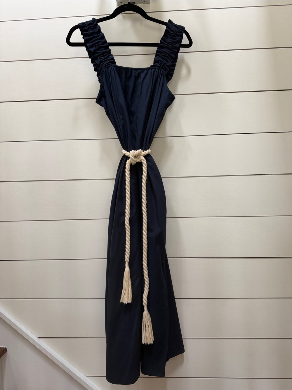 Brochu Walker Serena Belted Dress - Navy - Picture 3 of 8